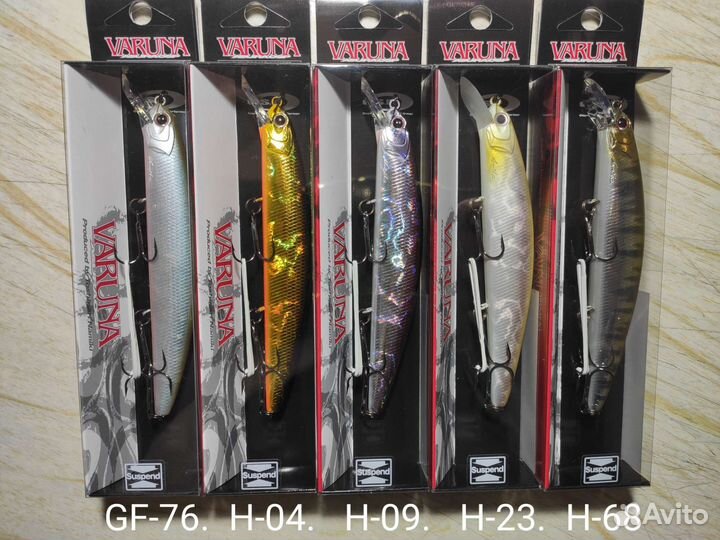 Воблеры O.S.P Varuna 110SP, 110F, 110S