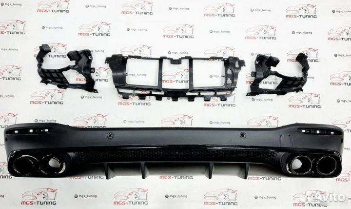 Диффузор с насадками 53 Black на GLE-Class V167