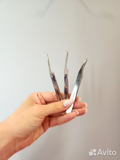 Пинцет для наращивания ресниц