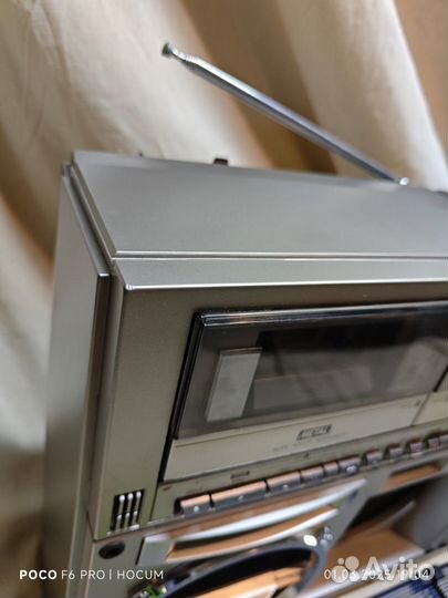 Кассетный магнитофон sharp qt767