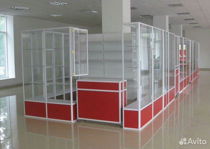 Торговая витрина Купец с дверцами от производителя