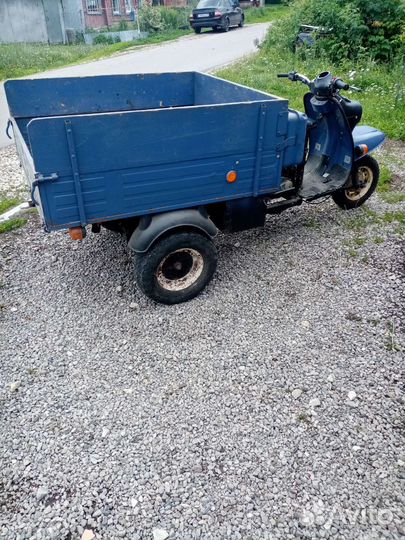 Мотороллер на ходу двигатель от Юпитера