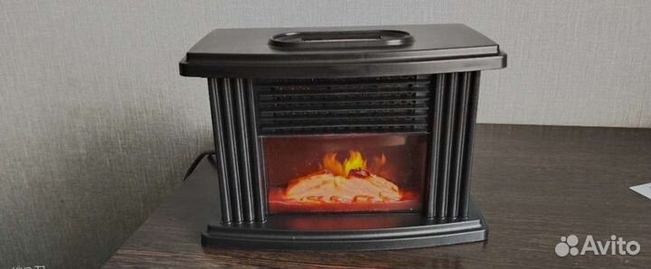 Настольный электрический мини-камин обогреватель