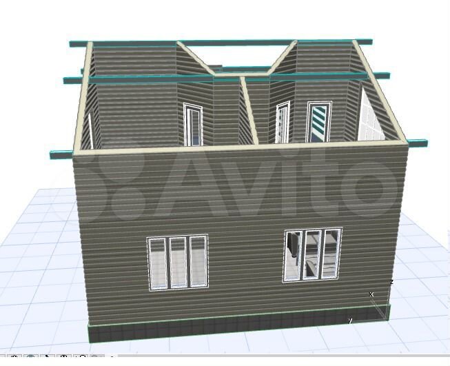 Дом 110 м² на участке 1 сот.