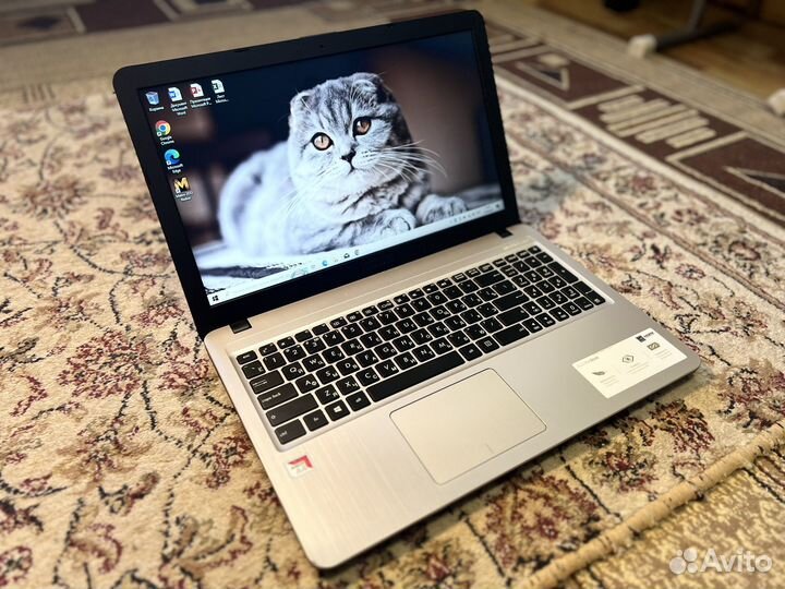 Бизнес Ноутбук Asus Amd A4-9125/240 ssd/4гб/R3