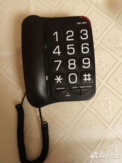 Телефон texet TX-201