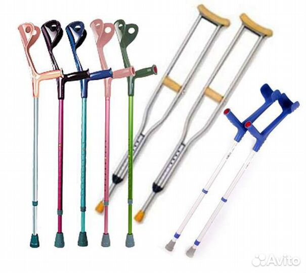 Аренда. Продажа Костыли подмышечные под локоть
