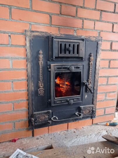 Печь с каминным порталом