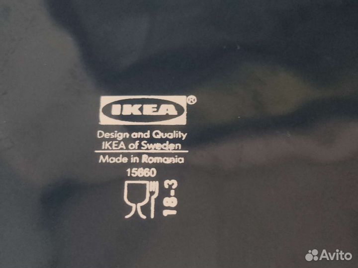 Тарелки IKEA синие
