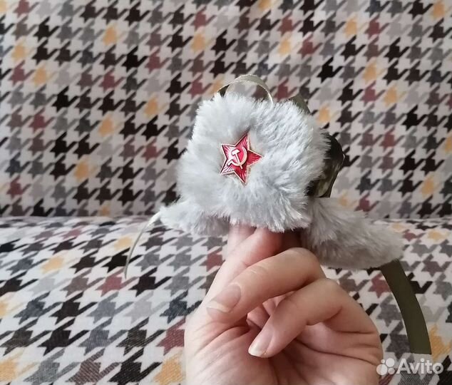 Шапка ушанка сувенирная