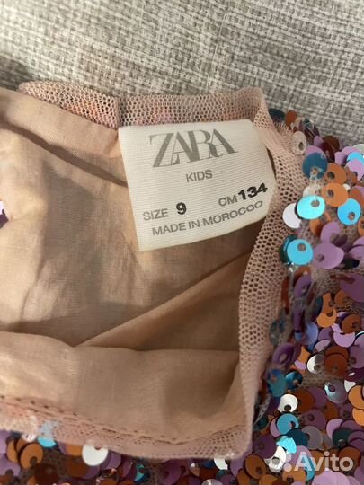 Платье для девочки zara 134