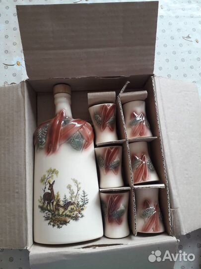 Словацкая керамика: ликерный набор 