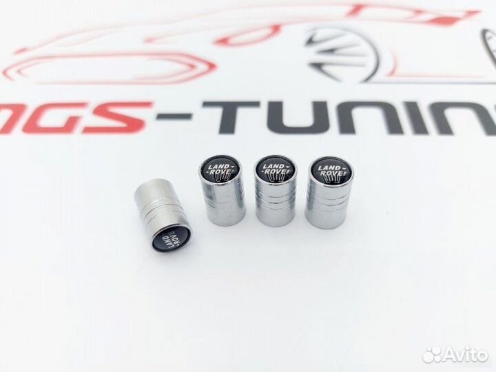 Колпачки на ниппель Land Rover черные