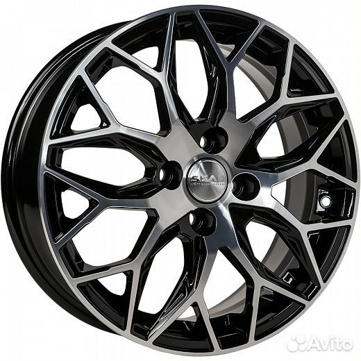 Скад Фабиан : 6x16 4*100 Et:37 Dia:60,1 алмаз