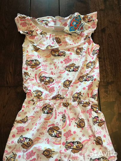 110-128 Новые Вещи Европа Бренды платье сарафан