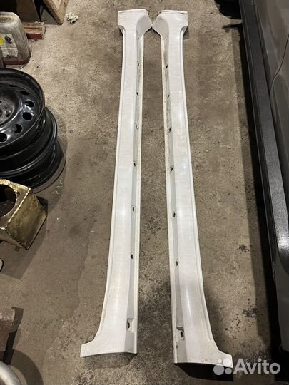 Накладки молдинги порогов land cruiser 200