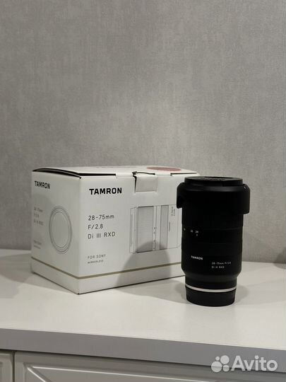 Объектив tamron 28 75mm f 2.8 Di III RXD