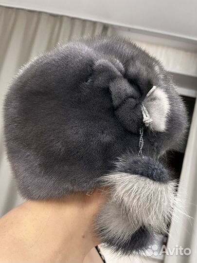 Шапка норковая женская