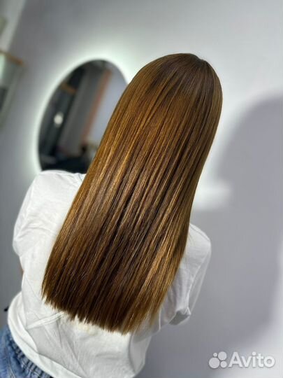 Кератиновое выпрямление