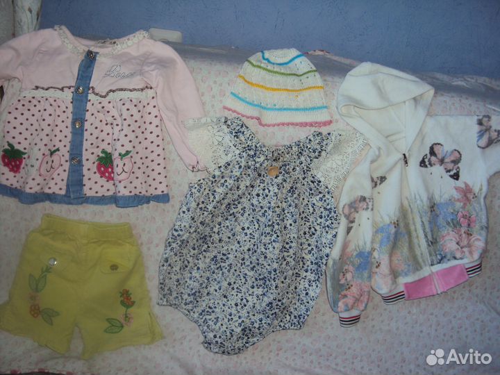 Кофта, боди.шорты, шапка летняя