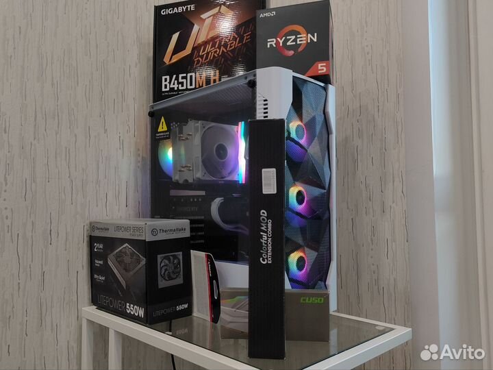 Игровой пк NEW Ryzen 5 1600 + RTX 2060 Super + 1Tb