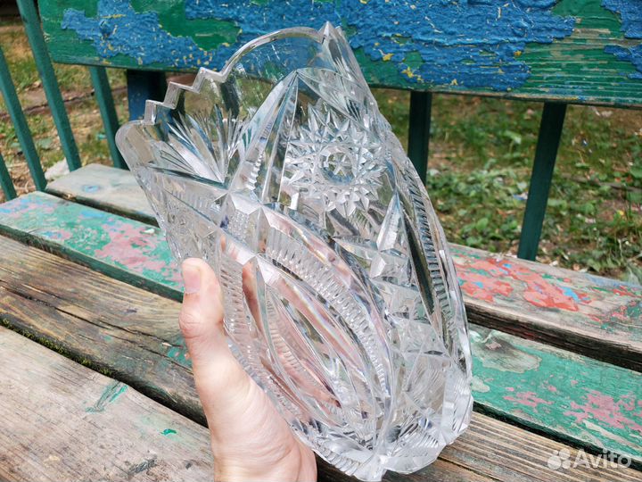Большая хрустальная ваза - СССР