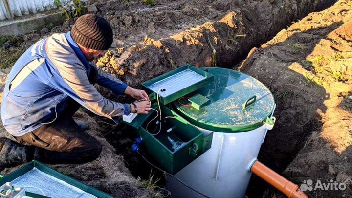 Станция очистки сточных вод. Канализация для частн