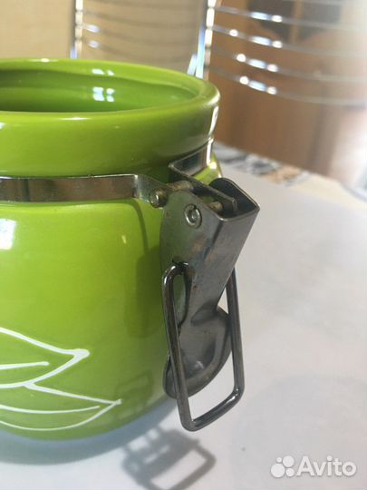 Декоративная керамическая банка