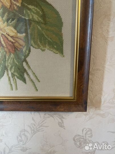 Картина вышитая крестом 