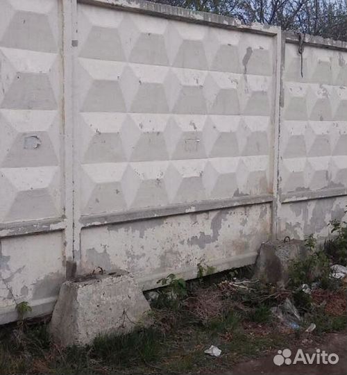 Плиты забора