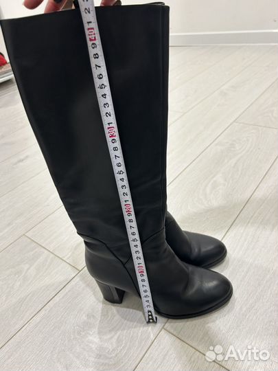 Сапоги кожаные весенние