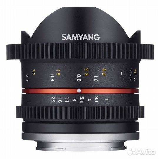 Samyang 8mm T3.1 ED AS UMC Fish-eye cine II Fujif