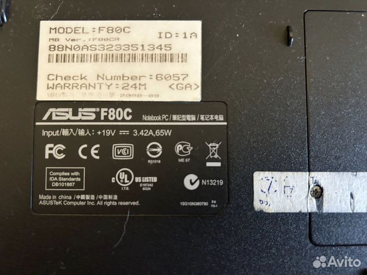 Ноутбук asus