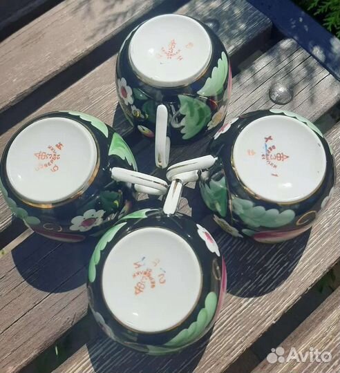 Чашки Вербилки 50-е годы СССР