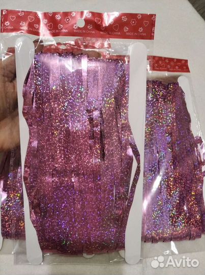 Фольгированный дождик для праздника