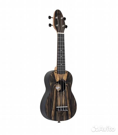 Укулеле из экзотического черного дерева