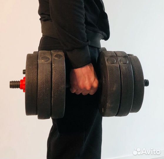 Гантели +штанга 33кг новые
