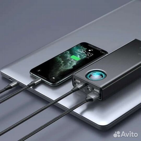 Baseus Powerbank 30000mAh 65W, Внешний Аккумулятор