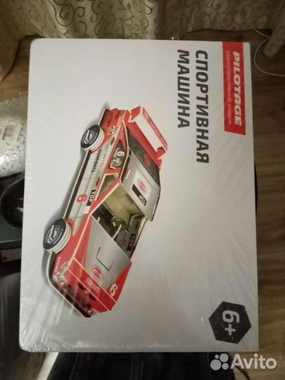 Новая. Пазл 3D S-Big Спортивная машина