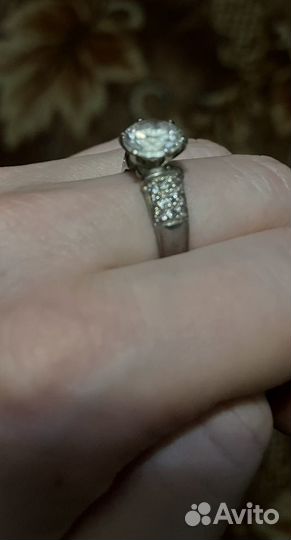 Серебряное кольцо 18.5
