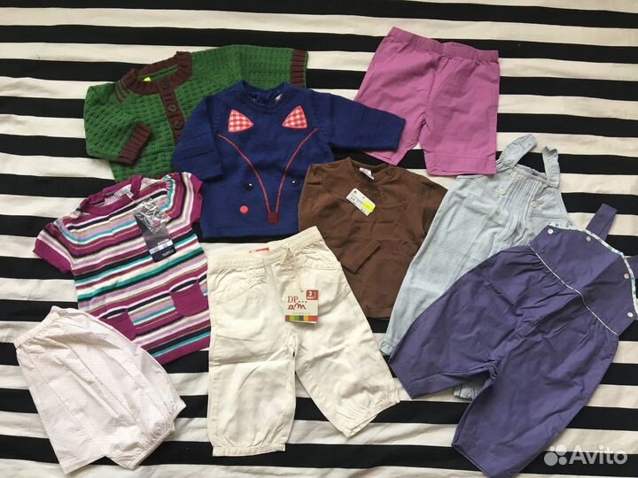 Вещи новые пакетом на девочку 56-68