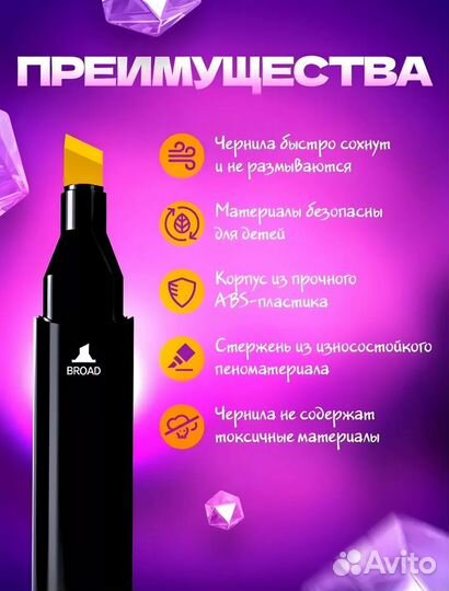 Набор маркеров для скетчинга новый 80 цв