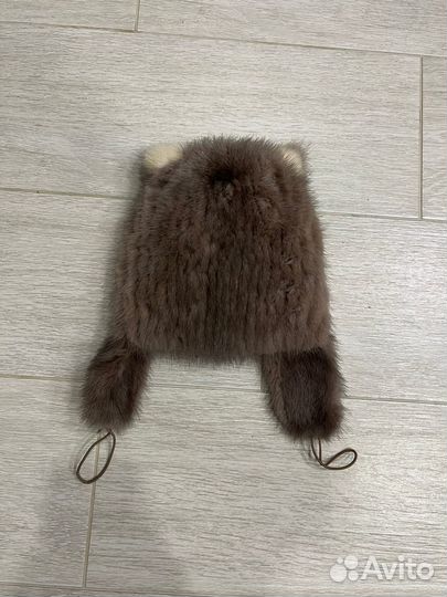 Норковая шапка на девочку