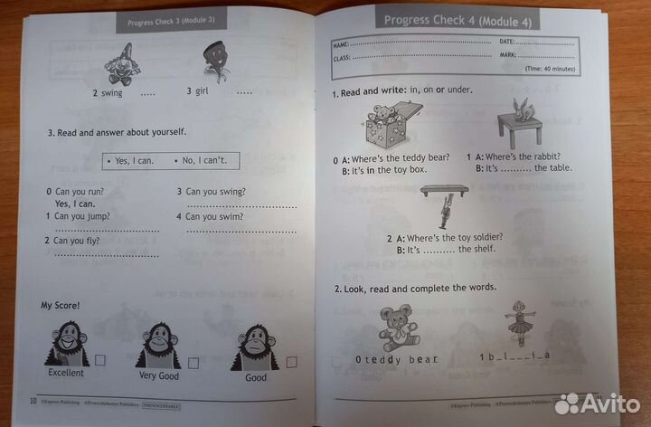 Английский Spotlight (контрольные задания) 2 класс