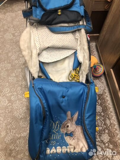 Детские санки ника-кролик