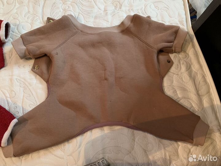 Кофта тёплая на флисе для собак мелких пород