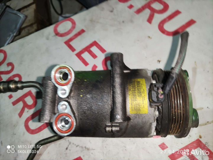 Компрессор кондиционера Ford Focus2, Cmax 1,6-2л