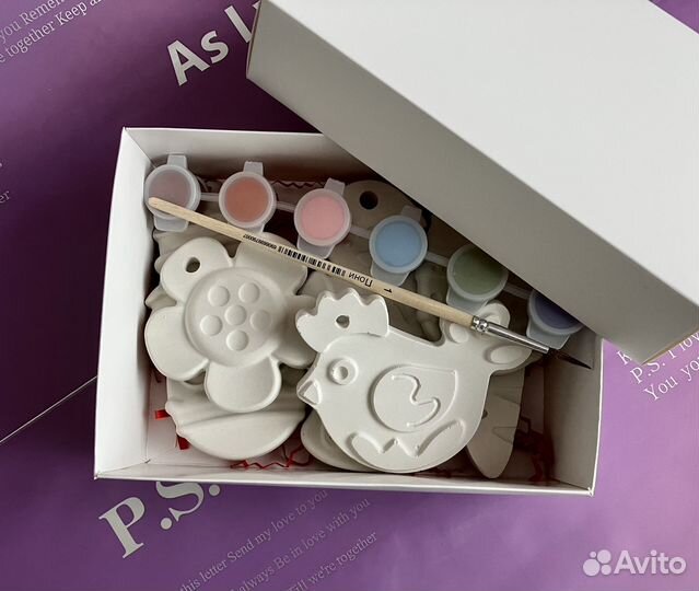 Фигурки из гипса для раскрашивания