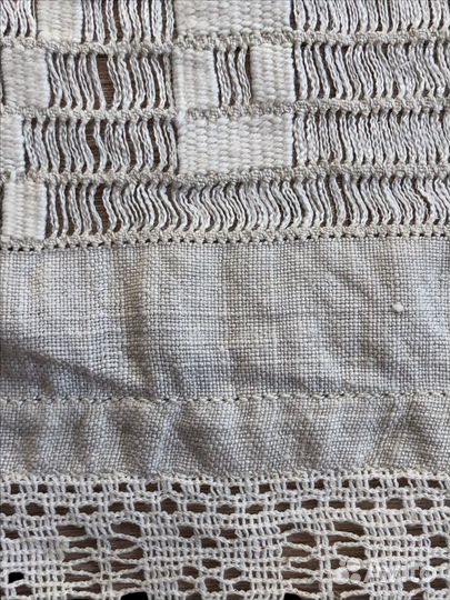 Старинное дотканое полотенце 19 век Рушник