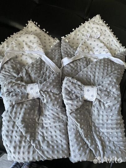 Конверт одеяло на выписку деми